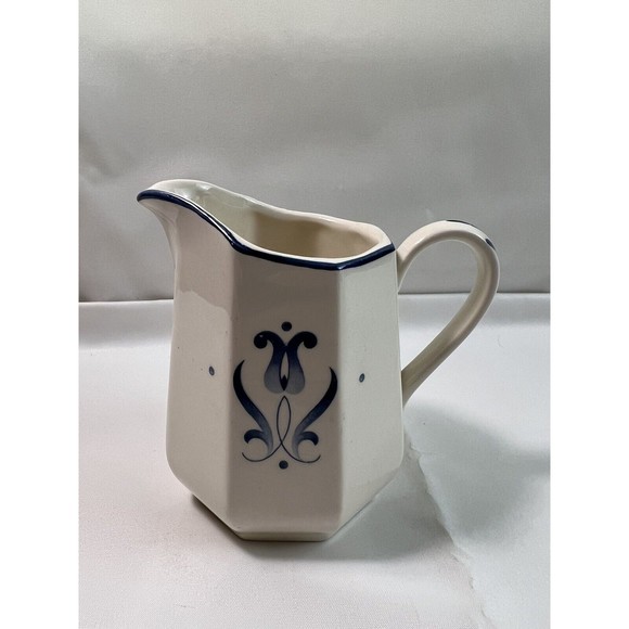 HARKERWARE‎ BLUE DANE CREAMER EUC! - Picture 3 of 6